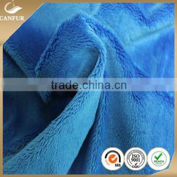 100 polyester super soft velboa plush fabric