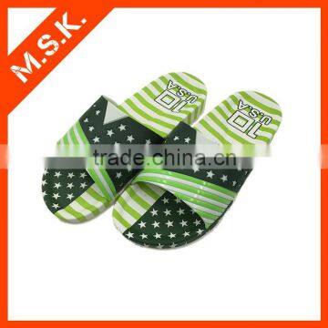 Slipper Type Printed Shoe For Indoor and Outdoor Use Rubber Sandal