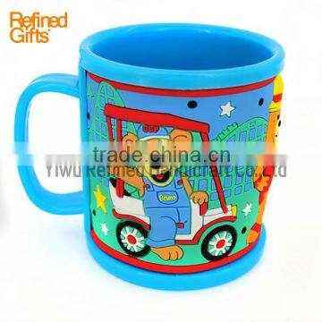 Menufacture China PVC Rubber Coffee Cup Mug Train Mugs Promotional Gift