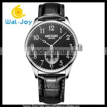 WJ-5516 Japan Movement 3ATM Water Resistant Men Sapphire Glass Unique Megir Watch photo-3