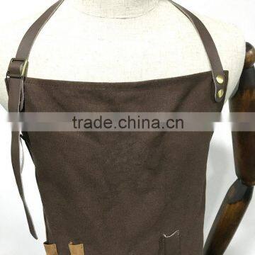 Heavy Duty Canvas Utility Apron Pattern,work Aprons Men ,coffee Shop Apron Direct Supplier