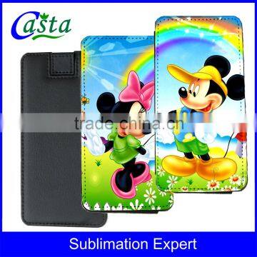 Factory price Blank Sublimation Mobile phone holster Slip Universal Sublimation for Large size mobile phone holster