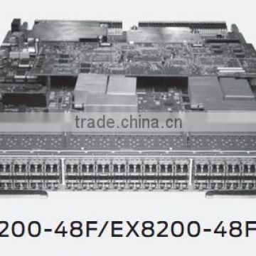 JUNIPER EX8200-48F EX8200-48F-ES 48-port 100FX/1000BASE-X SFP line card for EX8208 EX8216