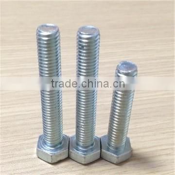 DIN933 hex bolt zinc plated