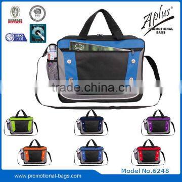 nice promotional polyester fabric office briefcase for men mens