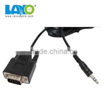 1.8 meter scart to vga with audio converter cable