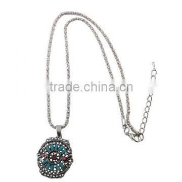 2015 hot selling products high colorful bead necklace cirle style