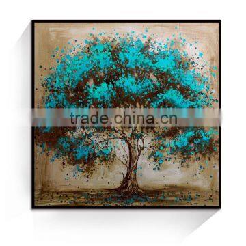 Thick textured handmade landscape canvas painting