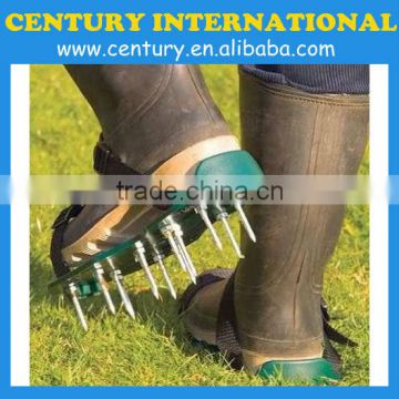 Garden lawn aerator shoes