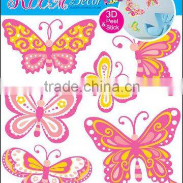 Laster 3D STICKER butterfly pattern