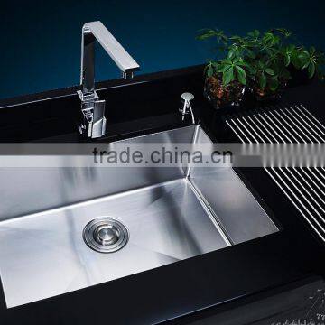 Small kitchen designs American style undermount single handmade sink Stainless steel kitchen sink