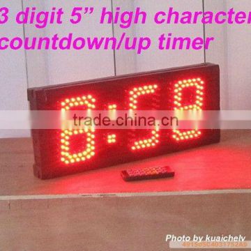 6 inches led countdown timer/led countdown sign/countdown digit tube