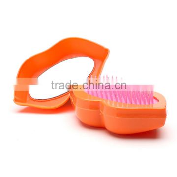 Orange Mouth Magic Hair Brush Comb Tamer Tool