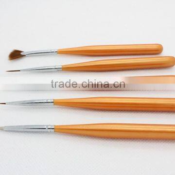 5 in 1 Simple Nails Design Wood Nail Brush Set Salon nail art