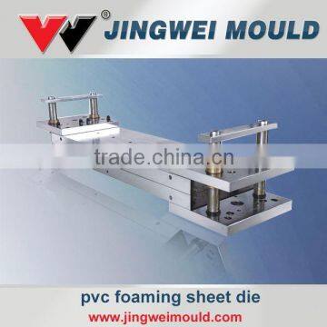 2014 pvc free foamed board moulds for plastic extruder