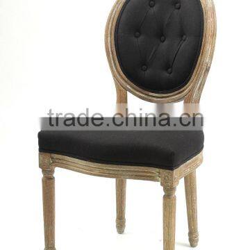 Various Fabric Dining Chair/Noble Round Back Wooden Chair