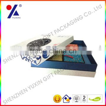 Mooncake packing box paper box with window paper window box for mooncake food packaging box tea package carton box with lid