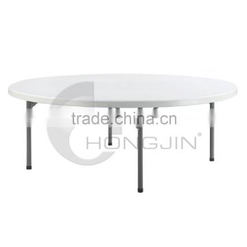 Hongjin Compact Camping HDPE Plastic Round Tables