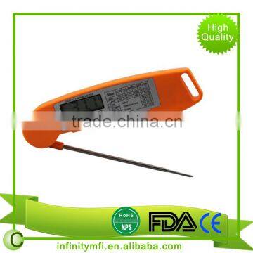 Amazon Best Selling Instant Read Digital Food Thermometer With Collapsible Probe, Meat Thermometer for Grill,BBQ,Oven,Cooking photo-3