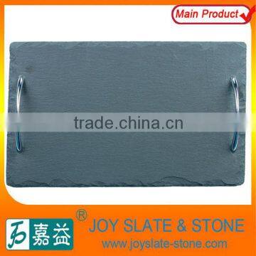 Factory black slate cheese board