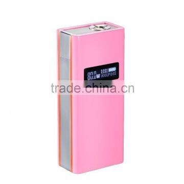 2016 newest e cig variable wattage 1w to 80w RGB light Temperature Control 80W vaporizer mod