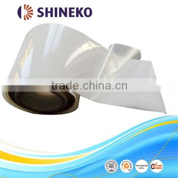 Mirror transparent self adhesive foil