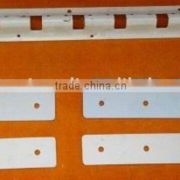 white coated steel sets for pvc strip