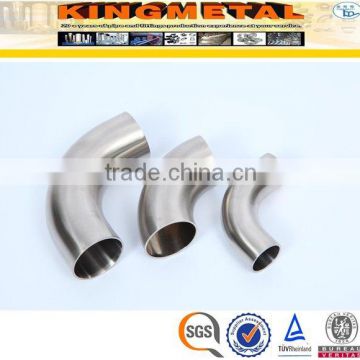 A403 304/316L Seamless Stainless Steel LR 45/90 Degree Elbow Pipe Fittings