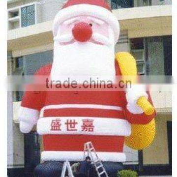 Inflatable holiday decoration Christmas father