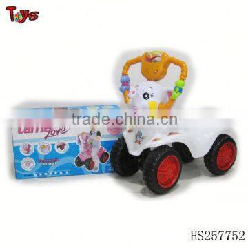 4 wheels toy car slide