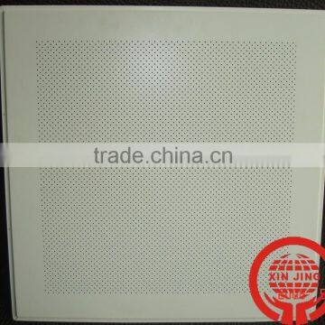 Plane surface perforation ceiling panel