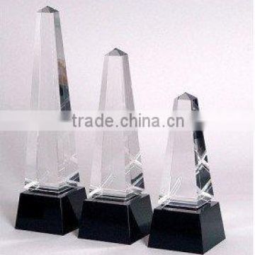 crystal obelisk trophy