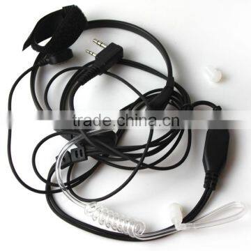 high quality heavy duty throat microphone with acoustic tube headphone for BAOFENG/TYT/HYT/ZASTONE radio