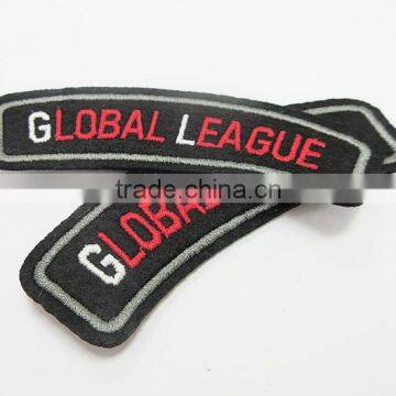 Vivid Felt Ground Hand Made Embroidery Fabric Label Badge