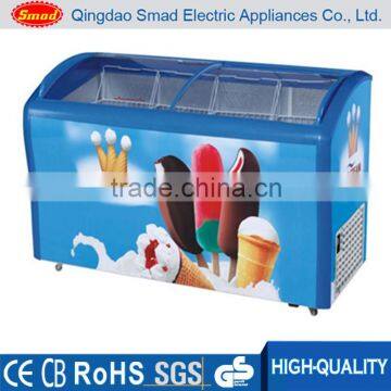 Big capacity ice cream deep freezer/ice cream chest freezer