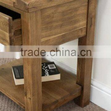 Antique Small Wooden Corner Table photo-4