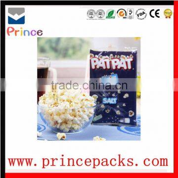 plastic popcorn bag seal aluminum foil paper bag