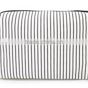 Fashion Strips Canvas Cosmetic Bag photo-3