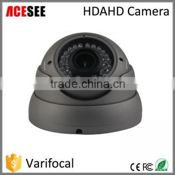 720P HD AHD camera with 2.8-12mm varifocal lens dome CCTV camera