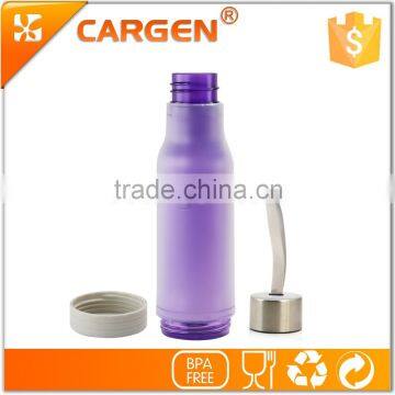 Wholesale school sport plastic frosted water bottle