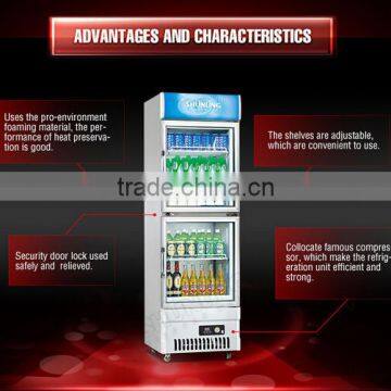 Energy-saving Upright R134A Commercial Glass Door Refrigerator photo-2
