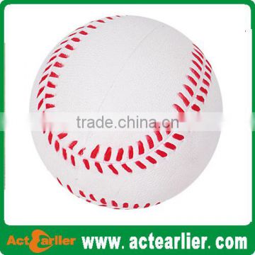 2016 cheap custom logo baseball stress ball for promotional