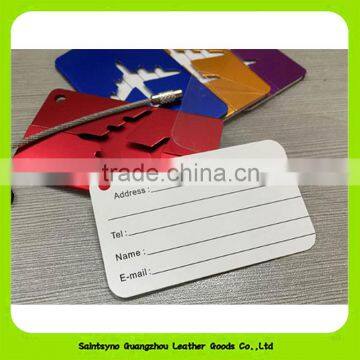 16030 Custom Braned Teco-friendly Travel Hotel Gifts Brown Leather Airport Luggage Tag photo-6