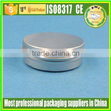 50 gram 60 gram 80 gram high quality Aluminum Tin Jar With Lid