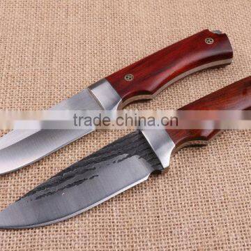 OEM Portable outdoor camping hunting military rescue fixed blade knife