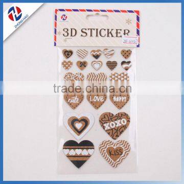 DIY adhesive pieces cork sticker