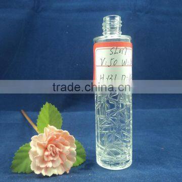 Engraving Thin Glass Perfume Bottle