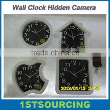 HD Wall clock hidden camera with remote conctrol