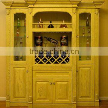 Classical wooden wine cabinet set/home furniture