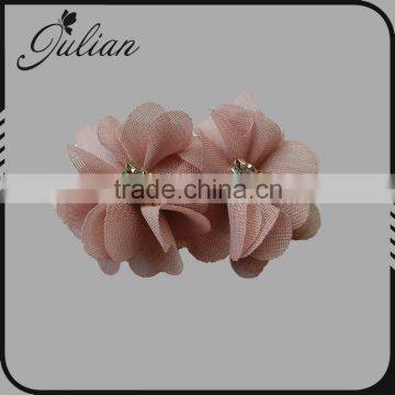 Spotty Polka Dot Summery Pastel Flower Hair Clips Grip Accessory Bridal Prom FHDCA0007